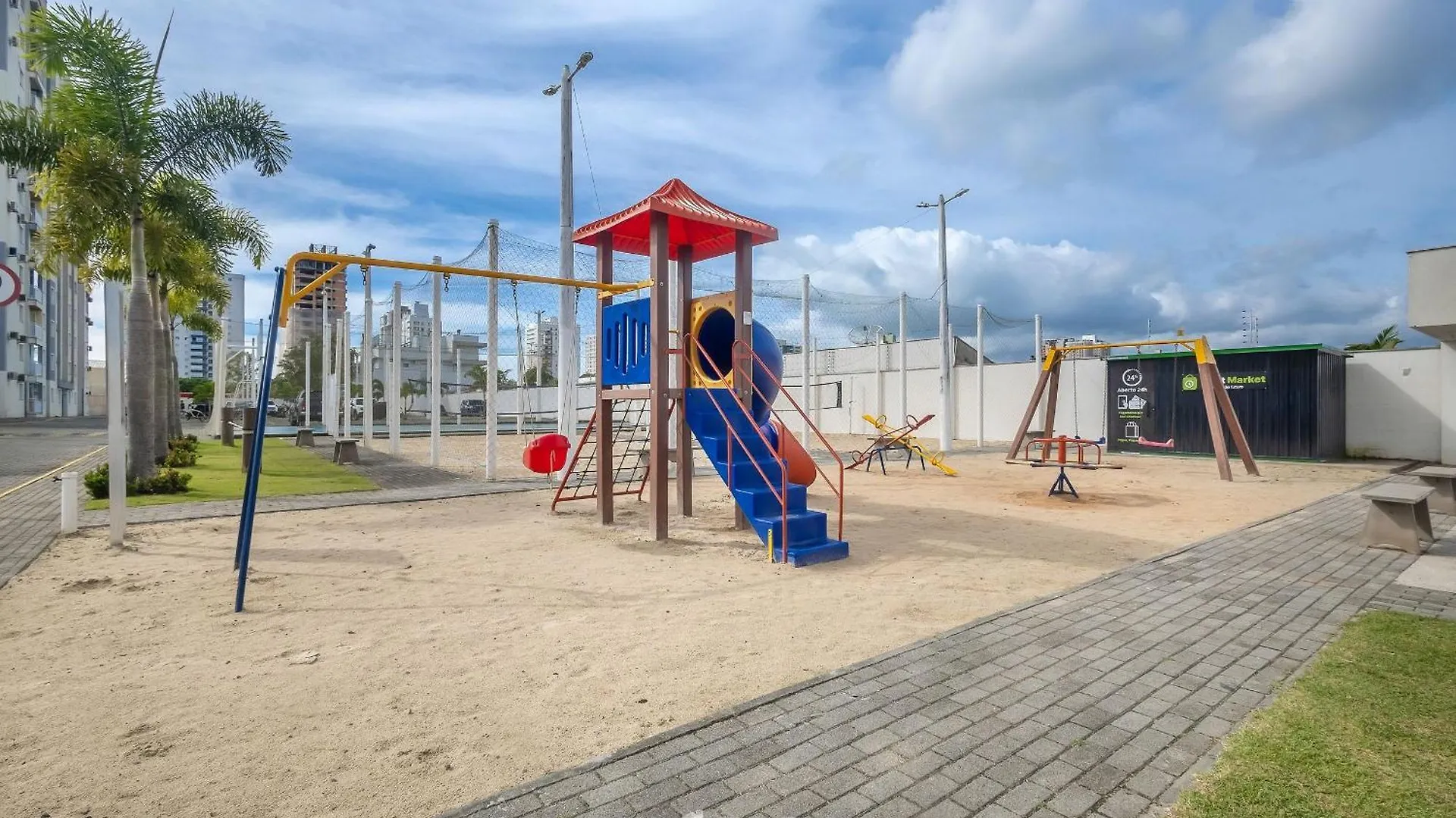 Apto 2Q C/ Churrasqueira A 600M Da Praia Rag0406 Piçarras Lägenhet